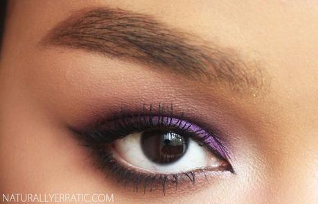 PSYCHEDELIC PLUM | PURPLE EOTD MAKEUP