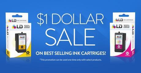 Back-to-School Sale: $1 for Select Ink Cartridges at 4inkjets!