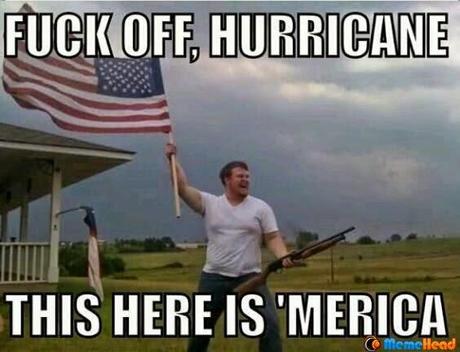 fuck off hurricane, this is 'merica