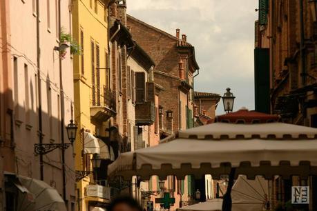 One of the streets of Ferrara