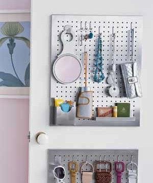 Pegboards DIY Behind Door