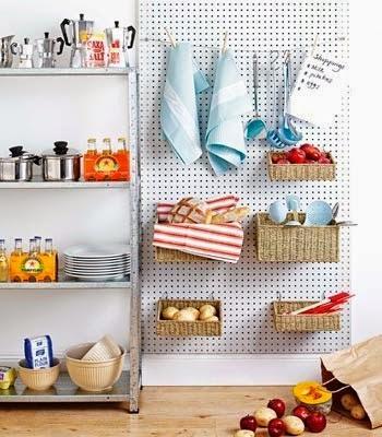 Pegboards DIY In Kitchen