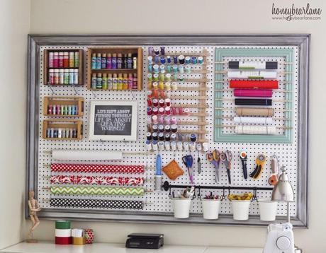 Pegboards DIY in Craft Store