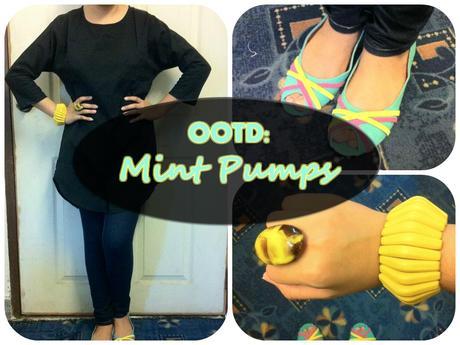 OOTD: Mint Pumps
