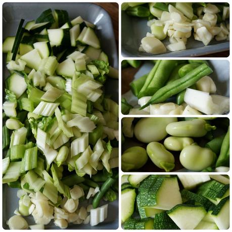 Allotment plot frittata