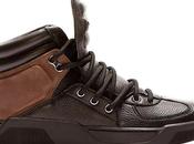 Pelle Bello High: Dolce Gabbana Black Leather High Sneaker