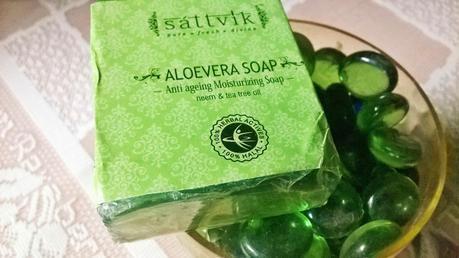 Sattvik Organics Aloevera Anti Ageing Moisturizing Soap Review