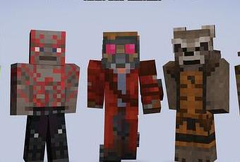 Minecraft Guardians of the Galaxy Skins Come to Xbox 