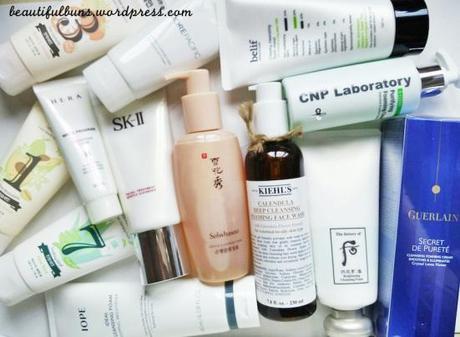 Singapore Blog Awards 2014: A Beauty Blogger’s Must-Haves cleansers