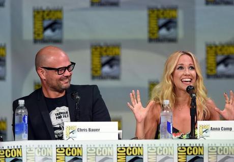 Chris Bauer Anna Camp Brian Buckner at HBO's _True Blood_ Panel - Comic-Con International 2014 Ethan Miller Getty Images 2