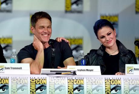 Anna Paquin and Stephen Moyer at HBO's _True Blood_ Panel - Comic-Con International 2014 Ethan Miller Getty Images 8