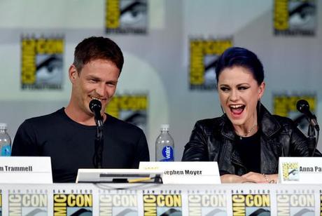 Anna Paquin and Stephen Moyer at HBO's _True Blood_ Panel - Comic-Con International 2014 Ethan Miller Getty Images 10