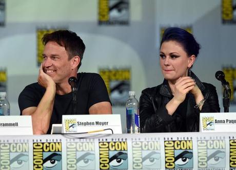Anna Paquin and Stephen Moyer at HBO's _True Blood_ Panel - Comic-Con International 2014 Ethan Miller Getty Images 18