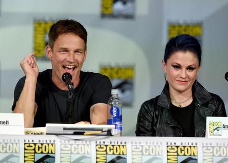 Anna Paquin and Stephen Moyer at HBO's _True Blood_ Panel - Comic-Con International 2014 Ethan Miller Getty Images 11
