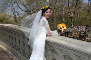 yvonne raymond central park wedding bow bridge