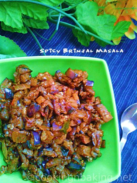 Spicy Brinjal Masala