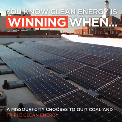 Known for being the hometown of President Harry S. Truman, the city of Independence is now leading the shift to cleaner energy in Missouri - eliminating coal power by 2016 and tripling its clean energy goals.

Read more --> http://sc.org/independenceMO
