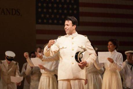 Dinyar Vania as Lieutenant B.F. Pinkerton in The Glimmerglass Festival's 2014 production of 