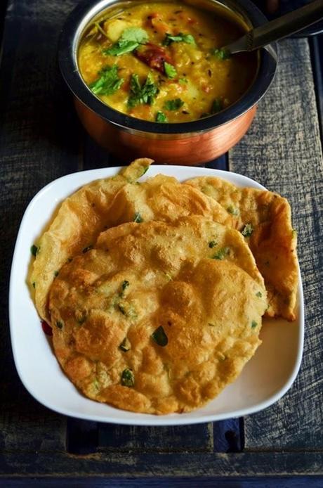 Methi poori recipe,how to make methi poori | Poori recipes