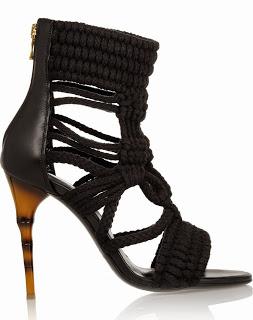 Shoe of the Day | Balmain Braided Cotton & Leather Sandal