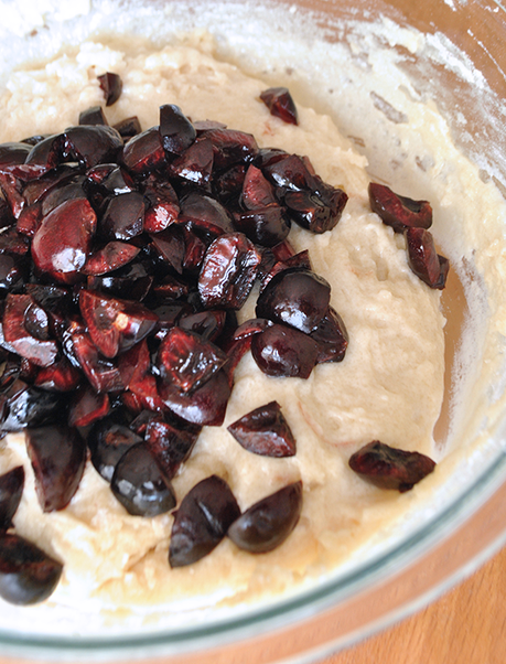 Cherry Muffin Batter