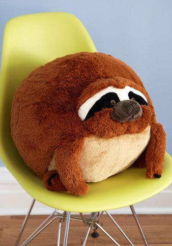 Plush One Pillow in Sloth