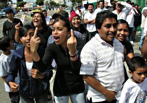 Illegal Aliens expressing their gratitude to be in the USA [courtesy Google Images]