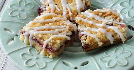 Cherry Berry Streusel Dessert Bars