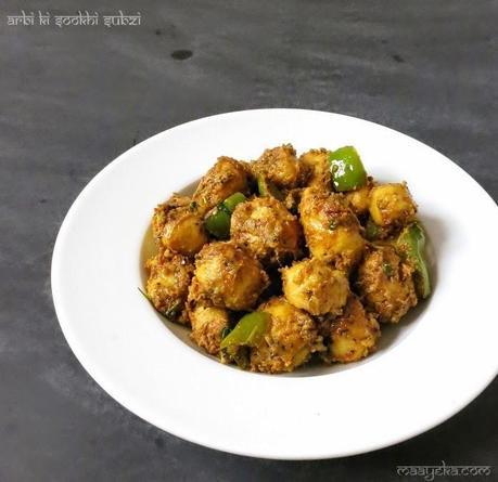 Arbi ki Sookhi Subzi  / Dry Masala Arbi