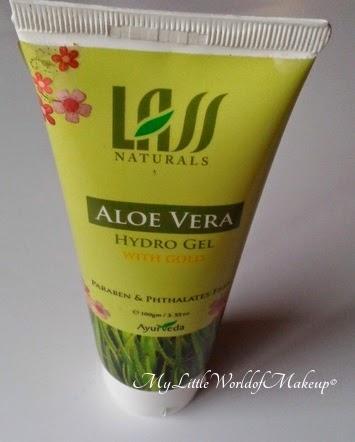 Lass Naturals Aloe Vera Hydro Gel with Gold Review