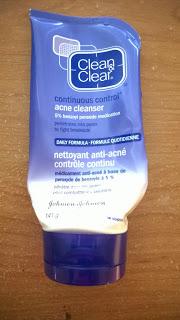 Skincare Empties: Neutrogena Continuos Control Acne Cleanser 5% Benzoyl Peroxide