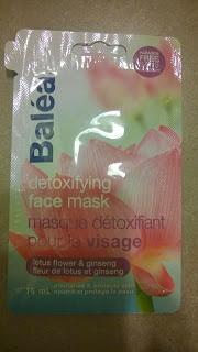 Skincare Review: Baléa detoxifying face mask with lotus flower and ginsengs