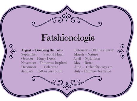 Fatshionologie - A blog hop