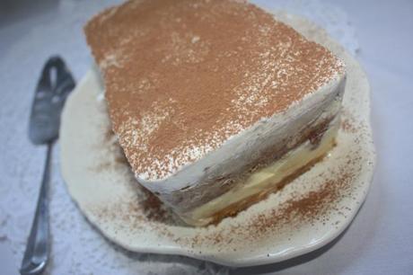 Tiramisu Ice Cream Cake 