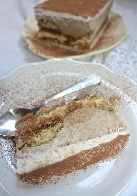 Tiramisu Ice Cream Cake 