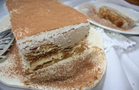 Tiramisu Ice Cream Cake 