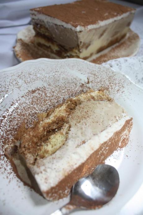 Tiramisu Ice Cream Cake 