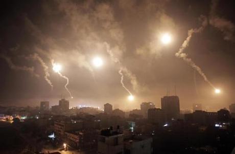 Hamas rockets over Israel