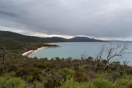 three mile beach from three mile point wilsons promontory 