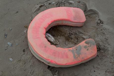 life preserver on three mile beach wilsons promontory