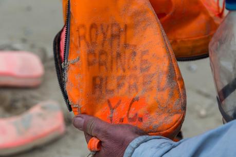 life preserver cover marked royal prince alfred yacht club three mile beach