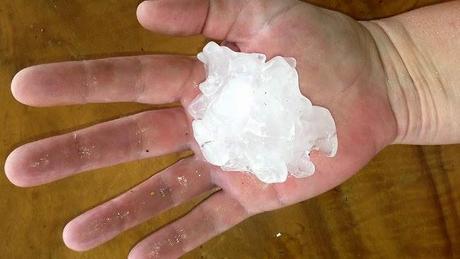 hailstorm at Gabba, Brisbane...... stoppage of Test..