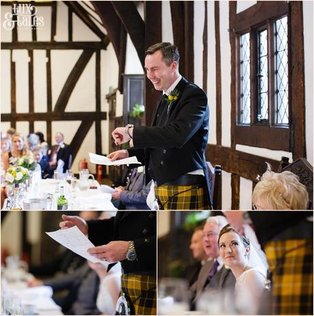 Groom speech at St. Williams College Wedding