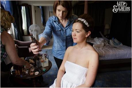 Bride preparation York Wedding Photography