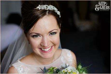 Bride portrait wedding photograpny in York