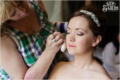 Wedding photography York Minster Bride Makeup