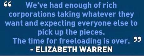 Senator Elizabeth Warren Blasts Corporate 