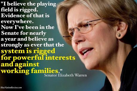 Senator Elizabeth Warren Blasts Corporate 