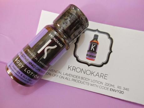 Kronokare Provencal Lavender Smooth(ening) Operator Body Lotion : Review
