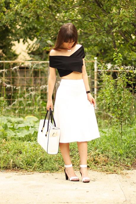 How to wear midi skirt
